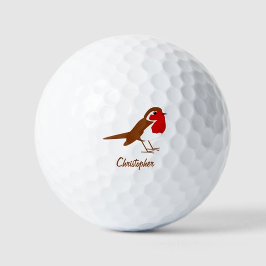 Balles De Golf Robin Design (Recto)