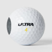Balles De Golf Roche de sédiments noir et gris (Logo)