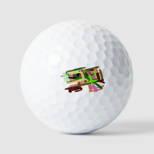 Balles De Golf Rocher de la tortue de mer (Recto)