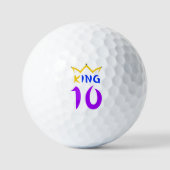 Balles De Golf Roi 10 (Recto)