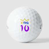 Balles De Golf Roi 10 (Recto)