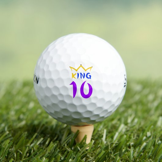 Balles De Golf Roi 10 (T-shirt Insitu)