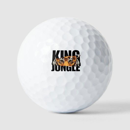 Balles De Golf Roi de la Jungle (Recto)