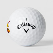 Balles De Golf Roi du Grill (Logo)