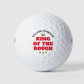 Balles De Golf Roi du Rough Funny Nom personnalisé (Devant)