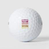 Balles De Golf Romans 5:8 Bible Verset design (Devant)