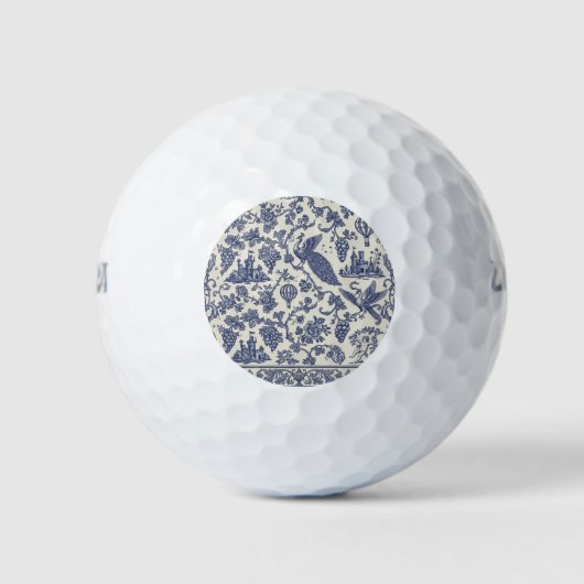 Balles De Golf Romantic Design (Devant)