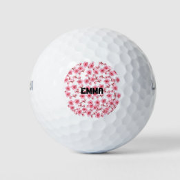 Balles De Golf Romantic pink Cherry blossom