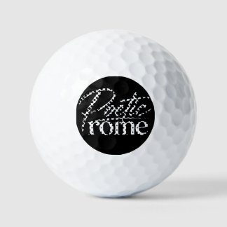 BALLES DE GOLF ROME POÉTIQUE