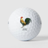Balles De Golf Rooster pays classique élégant personnalisé (Devant)