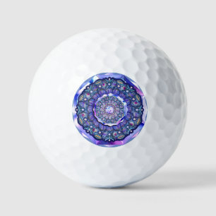 Balles De Golf Rosace bleue