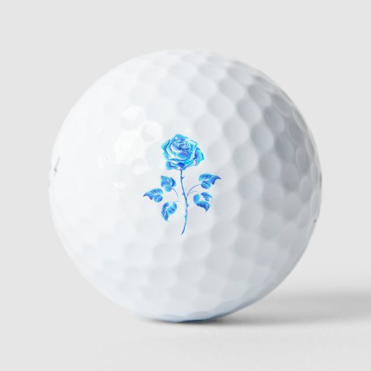 Balles De Golf Rose bleu brûlant (Devant)
