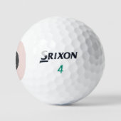 Balles De Golf Rose Poussiéreux (Logo)