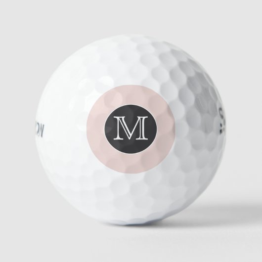 Balles De Golf Rose Poussiéreux (Recto)
