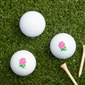 Balles de golf Rose Rose (Herbe in situ)