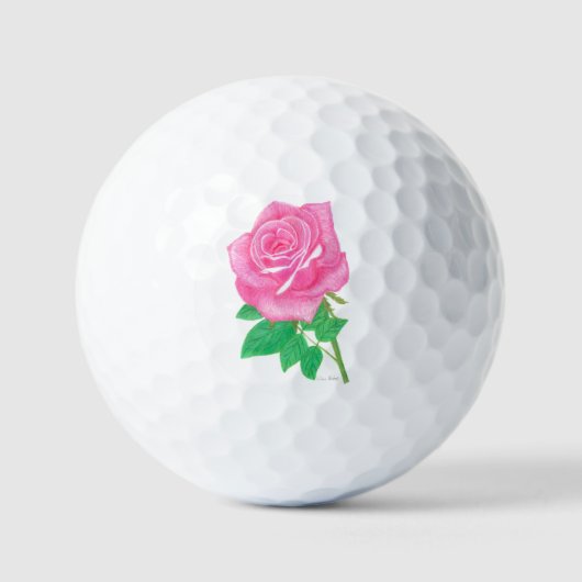 Balles de golf Rose Rose (Recto)