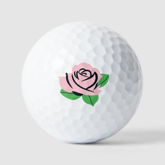 Balles De Golf Rose rose bébé (Recto)