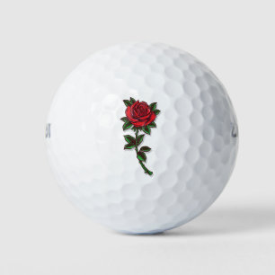 Balles De Golf Rose rouge