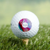 Balles De Golf Rose rouge violet vert (T-shirt Insitu)