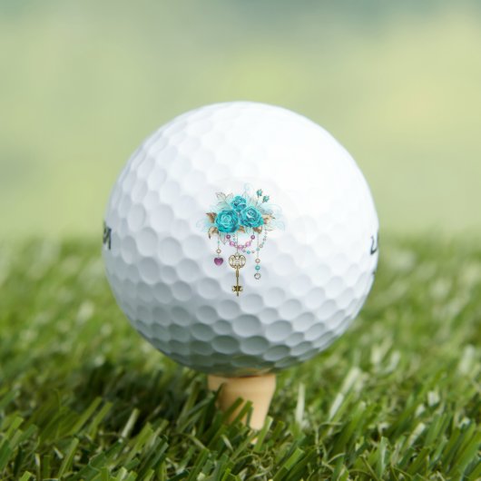 Balles De Golf Roses turquoise avec touches (T-shirt Insitu)
