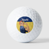 Balles De Golf Rosie the Riveter (Recto)