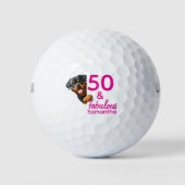 Balles De Golf Rottweiler 50th Birthday (Devant)