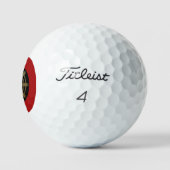 Balles De Golf Roue dorée du Dharma du bouddhisme (Logo)