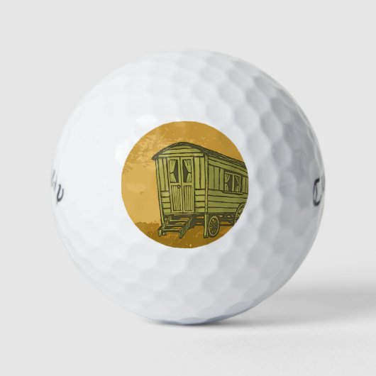 Balles De Golf roulotte de gitans (Devant)