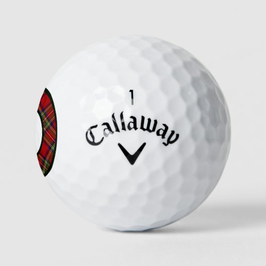 Balles De Golf Royal Stewart Clan Plaid Golf Balls (Logo)