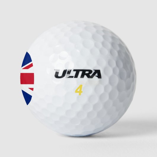Balles De Golf Royaume-Uni (British Flag) (Union Jack) (Royaume-U (Logo)