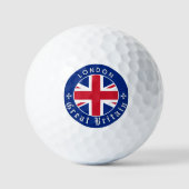 Balles De Golf Royaume-Uni Golf Ball, Londres, British Flag (Recto)