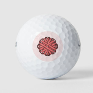 Balles De Golf Ruban aux fleurs roses par Kenneth Yoncich