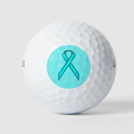 Balles De Golf Ruban bleu/Turquoise standard par Kenneth Yoncich (Devant)