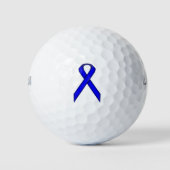 Balles De Golf Ruban Blue Standard par Kenneth Yoncich (Devant)