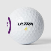 Balles De Golf Ruban de sensibilisation Lupus pourpre (Logo)