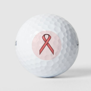 Balles De Golf Ruban rose standard