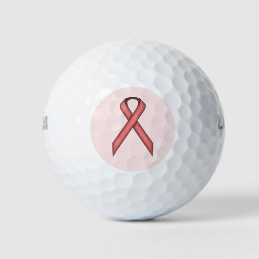 Balles De Golf Ruban rose standard (Devant)