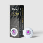 Balles De Golf Ruban standard violet par Kenneth Yoncich (Emballage)