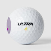 Balles De Golf Ruban standard violet par Kenneth Yoncich (Logo)