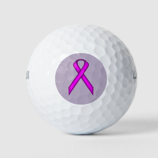 Balles De Golf Ruban standard violet par Kenneth Yoncich (Devant)