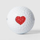 Balles De Golf Ruby Heart (Devant)