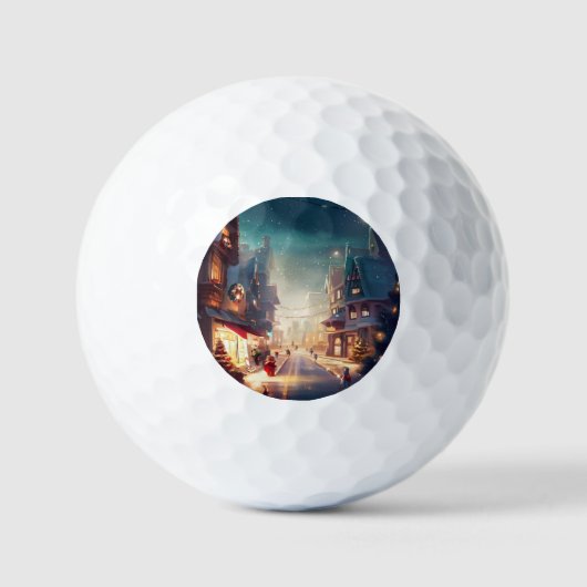 Balles De Golf Rue Christmas City (2) (Recto)