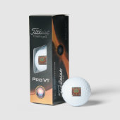 Balles De Golf "Rythmes rasta" (Conditionnement)
