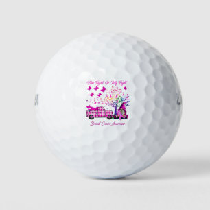 Balles De Golf Sa Lutte Est Mon Arbre De Lutte Du Cancer Du Sein