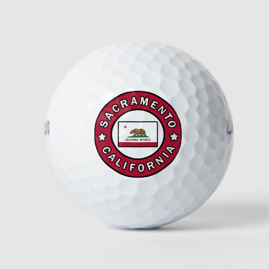 Balles De Golf Sacramento Californie (Devant)
