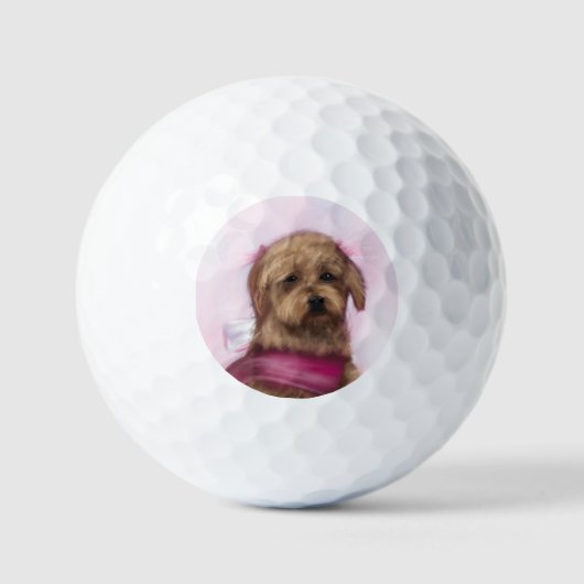 Balles De Golf Sacrificiel Love Golf Balls (Recto)