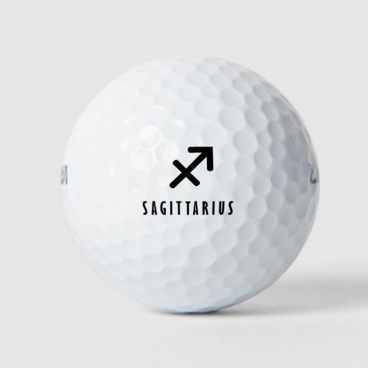 Balles De Golf Sagittarius zodiaque (Devant)