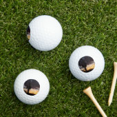 Balles De Golf Saguaro Sunset III Arizona Desert Paysage (Herbe in situ)