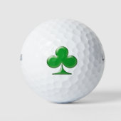 Balles De Golf Saint Patrick's Day Irlandais Green Clover Shamroc (Devant)