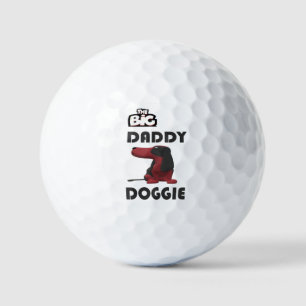 Balles De Golf Salut à papa chien